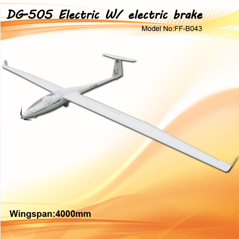 DG-505 4m Electric W/ brake_Kit w/retract gear &motor & Prop